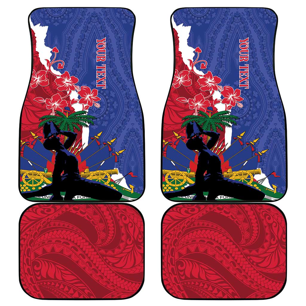 Haiti Le Marron Inconnu Car Mats Dashiki Mix Polynesian Pattern LT01 - Polynesian Pride