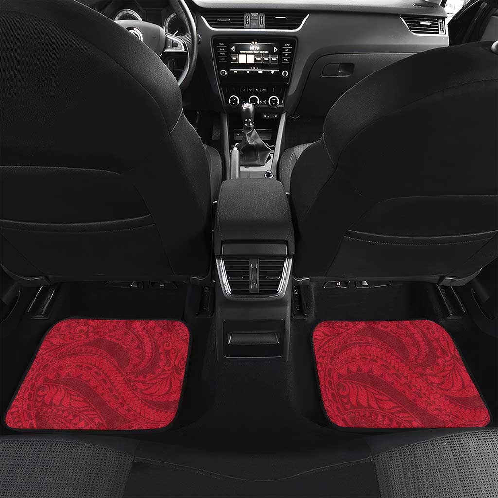 Haiti Le Marron Inconnu Car Mats Dashiki Mix Polynesian Pattern LT01 Set 2pcs - Back Blue - Polynesian Pride