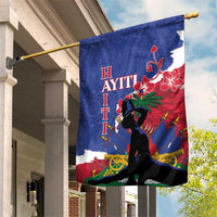 Haiti Le Marron Inconnu Garden Flag Dashiki Mix Polynesian Pattern LT01 House Flag Blue - Polynesian Pride