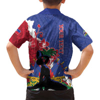 Personalised Haiti Le Marron Inconnu Kid Hawaiian Shirt Dashiki Mix Polynesian Pattern LT01 - Polynesian Pride