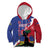 Personalised Haiti Le Marron Inconnu Kid Hoodie Dashiki Mix Polynesian Pattern