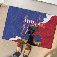 Haiti Le Marron Inconnu Rubber Doormat Dashiki Mix Polynesian Pattern LT01 - Polynesian Pride