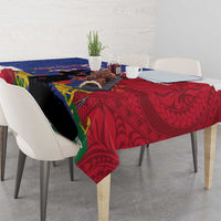 Haiti Le Marron Inconnu Tablecloth Dashiki Mix Polynesian Pattern LT01 - Polynesian Pride