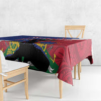 Haiti Le Marron Inconnu Tablecloth Dashiki Mix Polynesian Pattern LT01 - Polynesian Pride