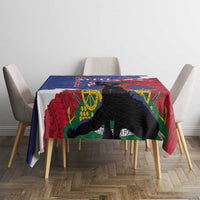 Haiti Le Marron Inconnu Tablecloth Dashiki Mix Polynesian Pattern LT01 - Polynesian Pride