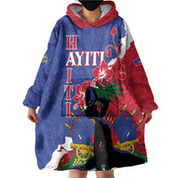Personalised Haiti Le Marron Inconnu Wearable Blanket Hoodie Dashiki Mix Polynesian Pattern