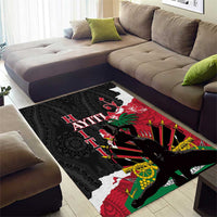 Ayiti Neg Marron Area Rug Dashiki Mix Polynesian Pattern