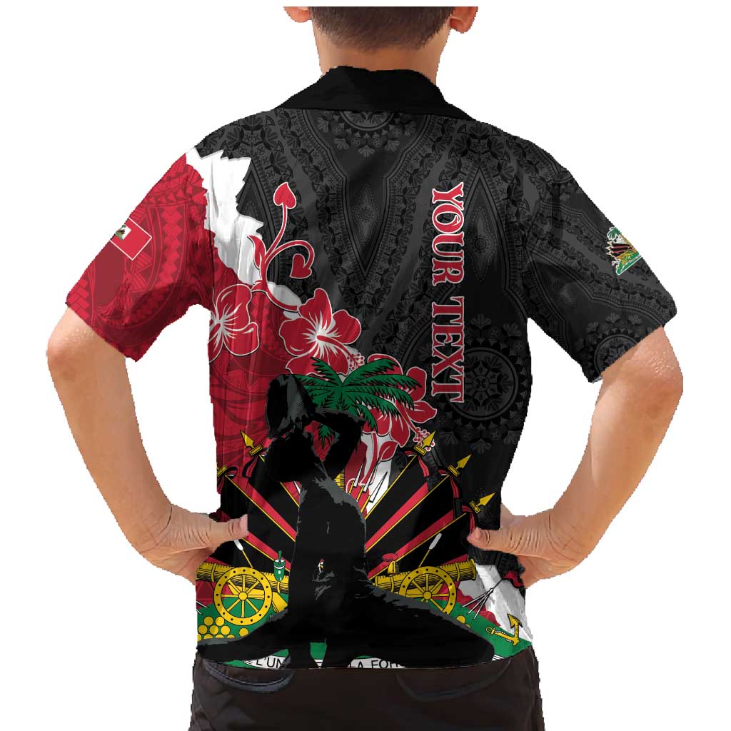 Personalised Ayiti Neg Marron Family Matching Mermaid Dress and Hawaiian Shirt Dashiki Mix Polynesian Pattern LT01 - Polynesian Pride