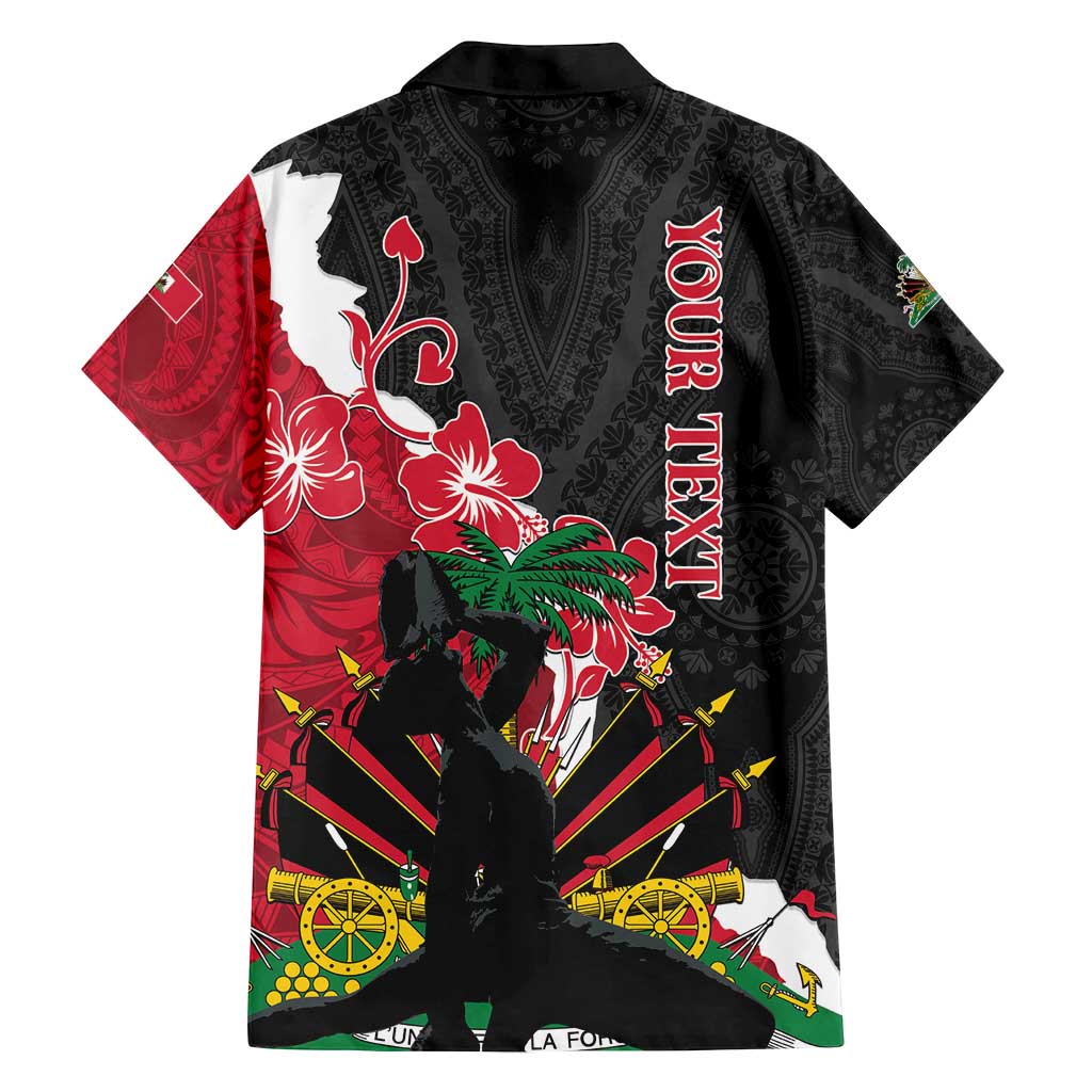 Personalised Ayiti Neg Marron Family Matching Off Shoulder Maxi Dress and Hawaiian Shirt Dashiki Mix Polynesian Pattern LT01 - Polynesian Pride