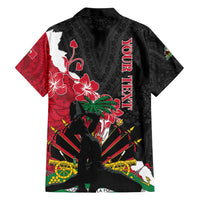 Personalised Ayiti Neg Marron Family Matching Short Sleeve Bodycon Dress and Hawaiian Shirt Dashiki Mix Polynesian Pattern LT01 - Polynesian Pride