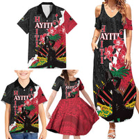 Personalised Ayiti Neg Marron Family Matching Summer Maxi Dress and Hawaiian Shirt Dashiki Mix Polynesian Pattern LT01 - Polynesian Pride