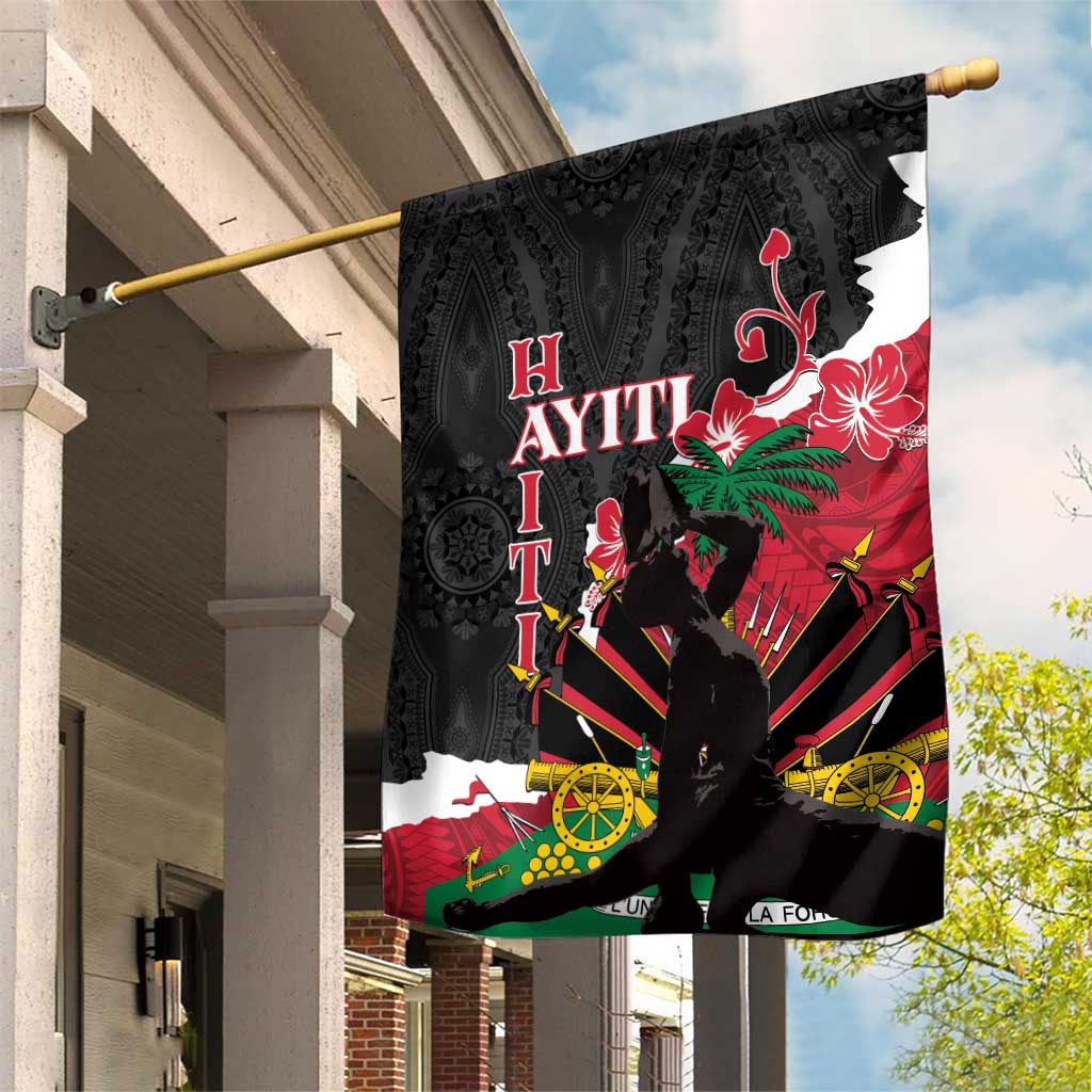 Ayiti Neg Marron Garden Flag Dashiki Mix Polynesian Pattern LT01 House Flag Black - Polynesian Pride