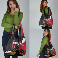 Ayiti Neg Marron Grocery Bag Dashiki Mix Polynesian Pattern
