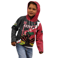 Personalised Ayiti Neg Marron Kid Hoodie Dashiki Mix Polynesian Pattern
