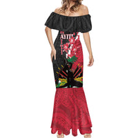 Personalised Ayiti Neg Marron Mermaid Dress Dashiki Mix Polynesian Pattern LT01 - Polynesian Pride