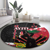 Ayiti Neg Marron Round Carpet Dashiki Mix Polynesian Pattern LT01 - Polynesian Pride