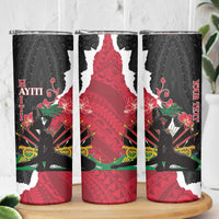 Personalised Ayiti Neg Marron Skinny Tumbler Dashiki Mix Polynesian Pattern LT01 - Polynesian Pride