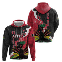 Personalised Ayiti Neg Marron Zip Hoodie Dashiki Mix Polynesian Pattern LT01 - Polynesian Pride