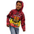 Personalised Papua New Guinea Kid Hoodie Bird Of Paradise Mix Polynesian Pattern LT01 - Polynesian Pride