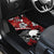 Hawaii Halloween Car Mats Hibiscus Skull Kakau Pattern LT01 - Polynesian Pride