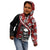 Hawaii Halloween Kid Hoodie Hibiscus Skull Kakau Pattern LT01 - Polynesian Pride