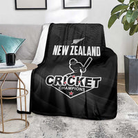 New Zealand Cricket Blanket Aotearoa Black Cap Come On
