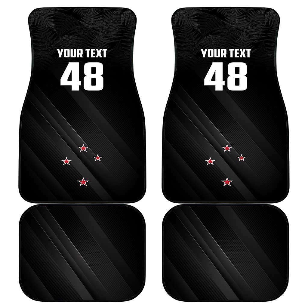 New Zealand Cricket Car Mats Aotearoa Black Cap Come On