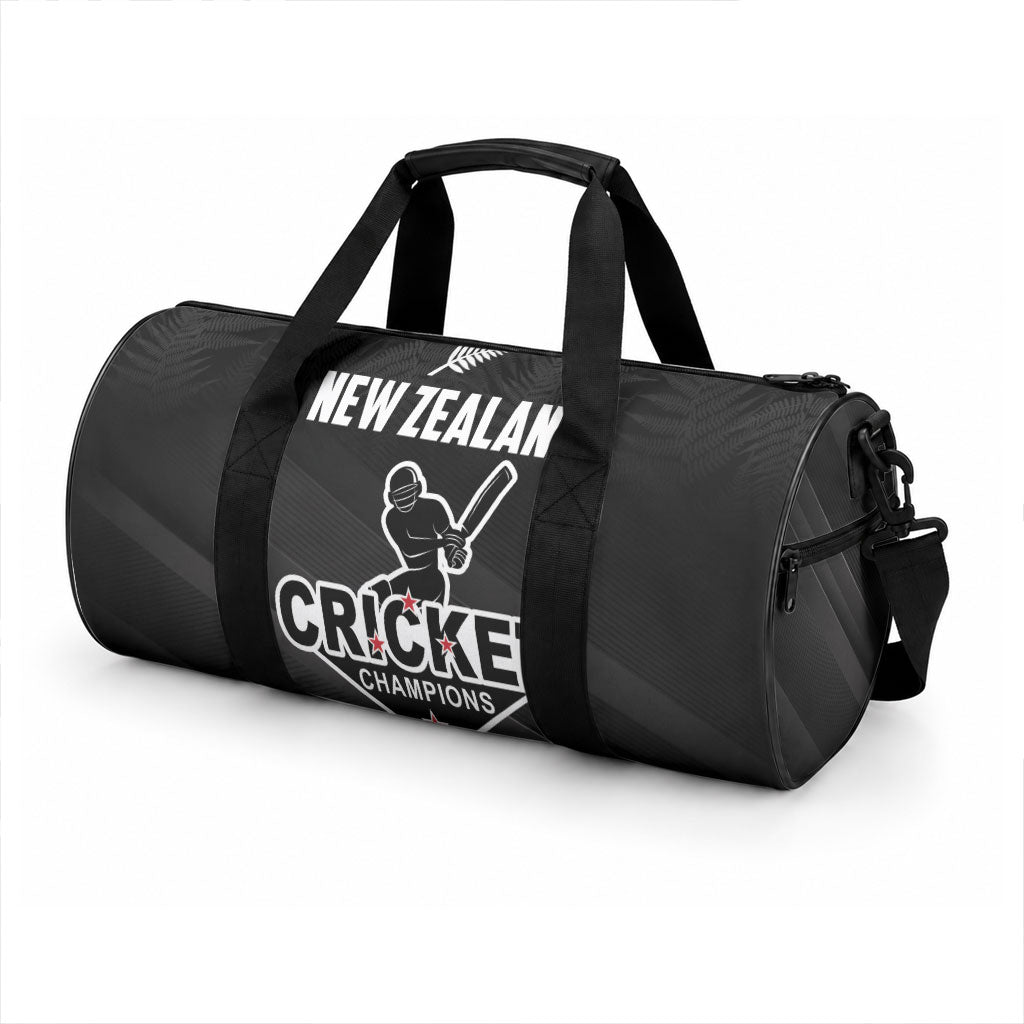New Zealand Cricket Duffle Bag Aotearoa Black Cap Come On