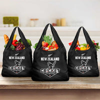 New Zealand Cricket Grocery Bag Aotearoa Black Cap Come On LT01 3-pack One Size Black - Polynesian Pride
