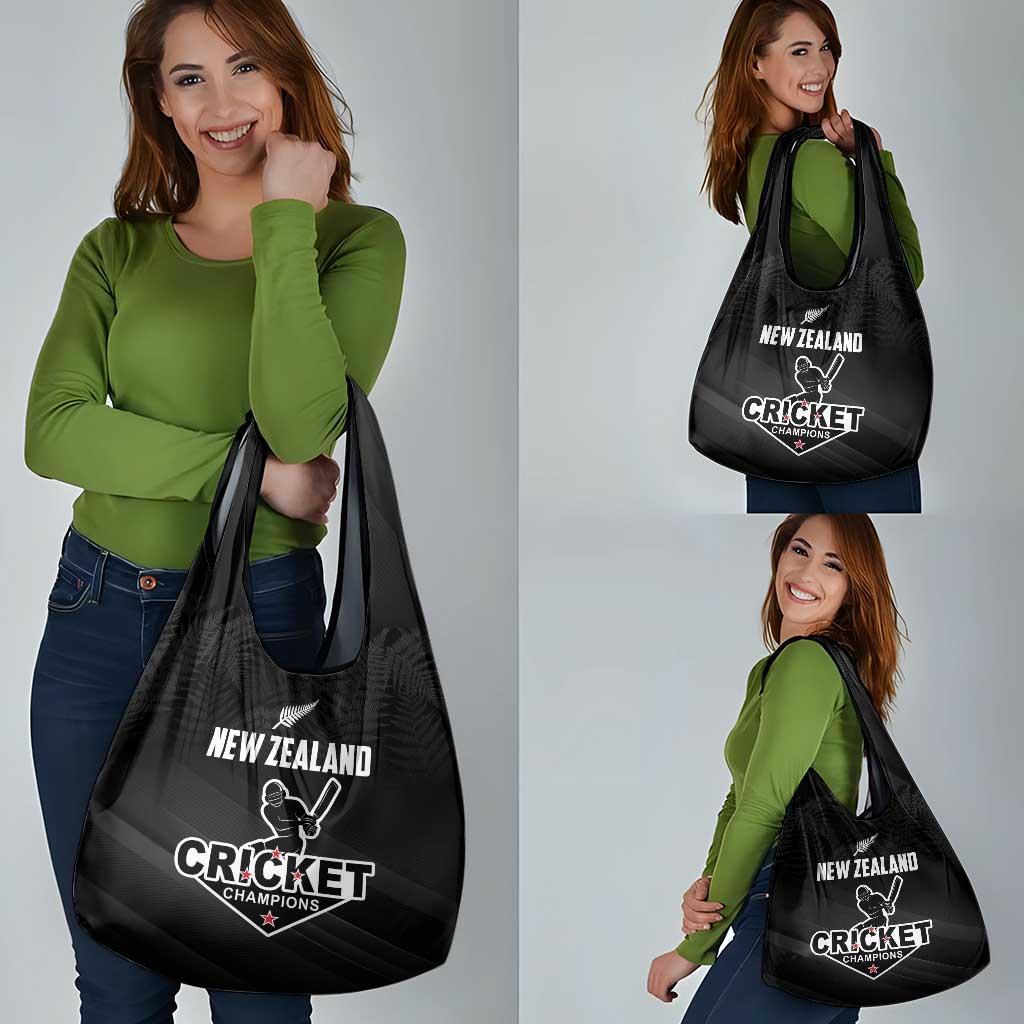 New Zealand Cricket Grocery Bag Aotearoa Black Cap Come On LT01 - Polynesian Pride