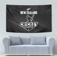 New Zealand Cricket Tapestry Aotearoa Black Cap Come On LT01 - Polynesian Pride