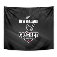 New Zealand Cricket Tapestry Aotearoa Black Cap Come On LT01 - Polynesian Pride