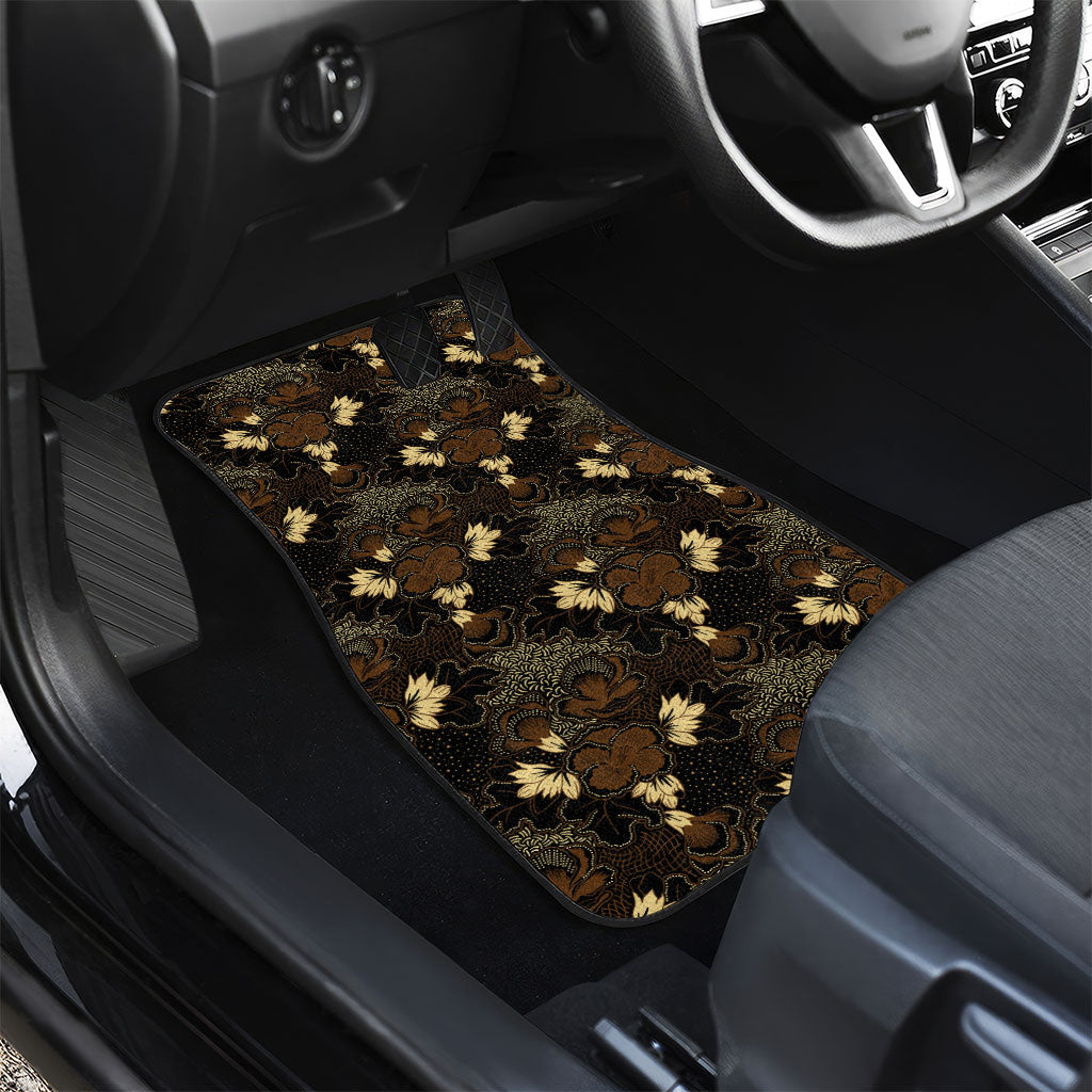 Javanese Batik Semen Car Mats Indonesian Traditional Pattern