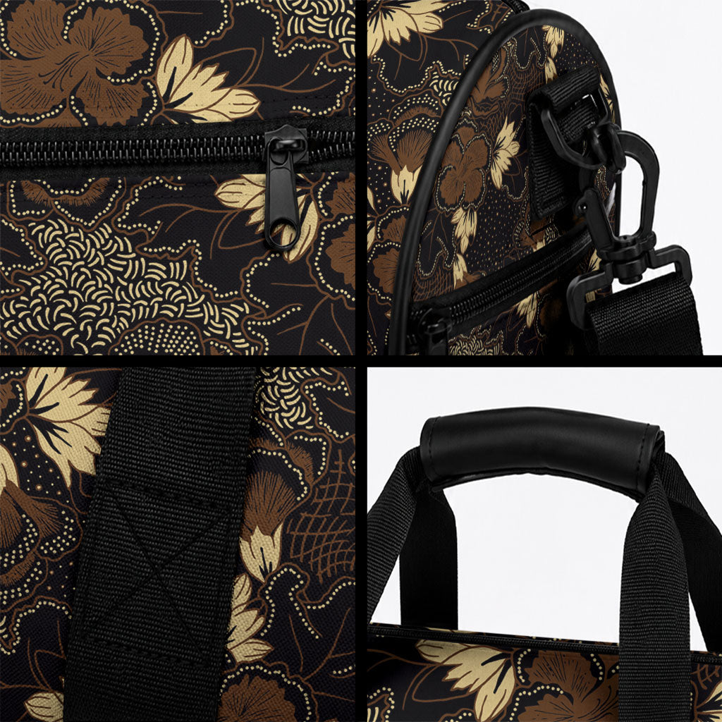 Javanese Batik Semen Duffle Bag Indonesian Traditional Pattern