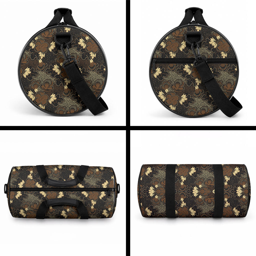 Javanese Batik Semen Duffle Bag Indonesian Traditional Pattern