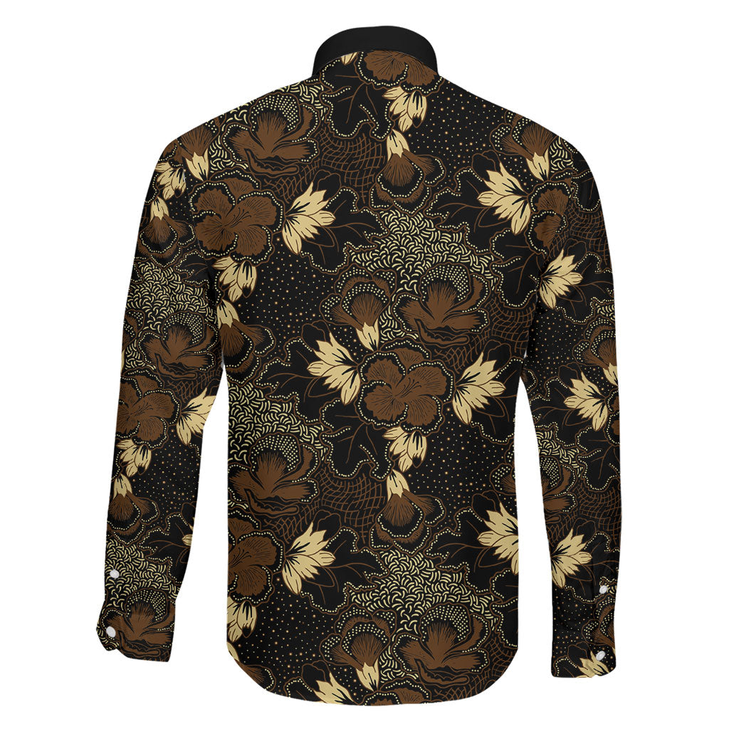 Javanese Batik Semen Family Matching Mermaid Dress and Hawaiian Shirt Indonesian Traditional Pattern LT01 - Polynesian Pride