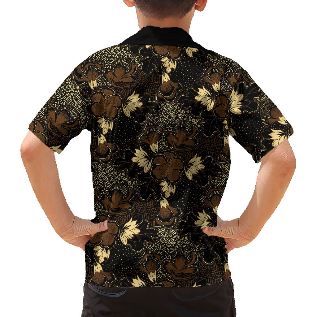 Javanese Batik Semen Family Matching Summer Maxi Dress and Hawaiian Shirt Indonesian Traditional Pattern LT01 - Polynesian Pride