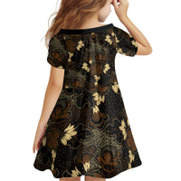 Javanese Batik Semen Family Matching Tank Maxi Dress and Hawaiian Shirt Indonesian Traditional Pattern LT01 - Polynesian Pride