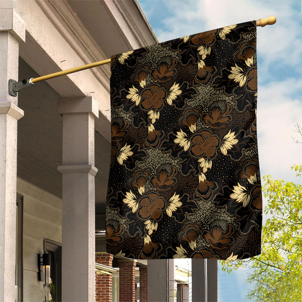 Javanese Batik Semen Garden Flag Indonesian Traditional Pattern