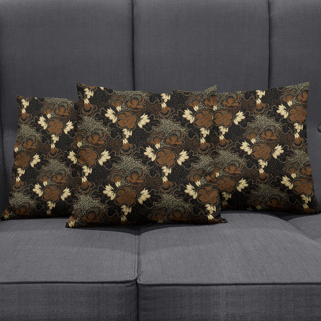 Javanese Batik Semen Pillow Cover Indonesian Traditional Pattern