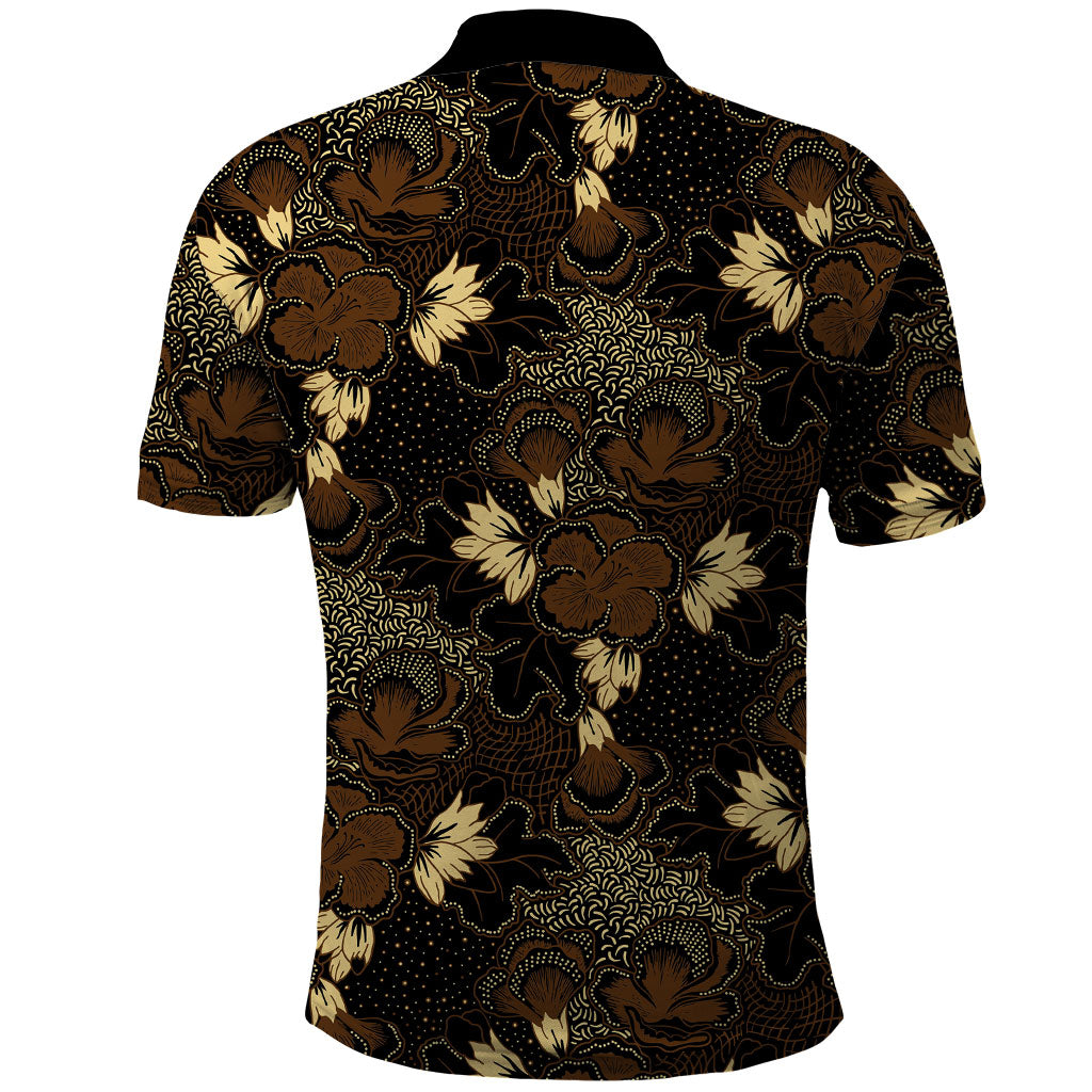 Javanese Batik Semen Polo Shirt Indonesian Traditional Pattern