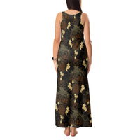 Javanese Batik Semen Tank Maxi Dress Indonesian Traditional Pattern