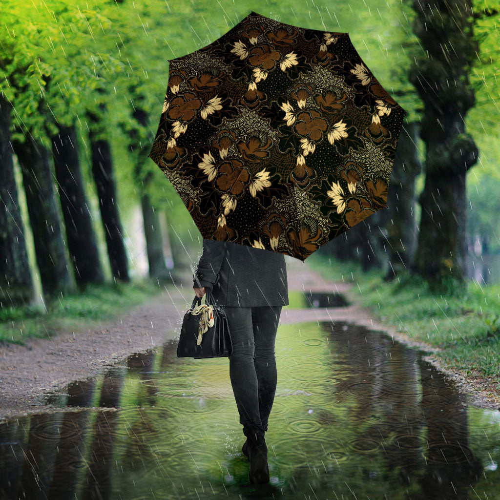 Javanese Batik Semen Umbrella Indonesian Traditional Pattern