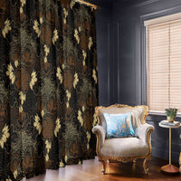Javanese Batik Semen Window Curtain Indonesian Traditional Pattern