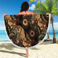 Batik Pedalaman Semen Lereng Style Beach Blanket Indonesian Traditional Pattern