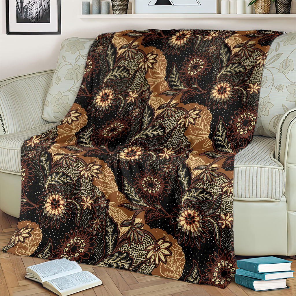 Batik Pedalaman Semen Lereng Style Blanket Indonesian Traditional Pattern