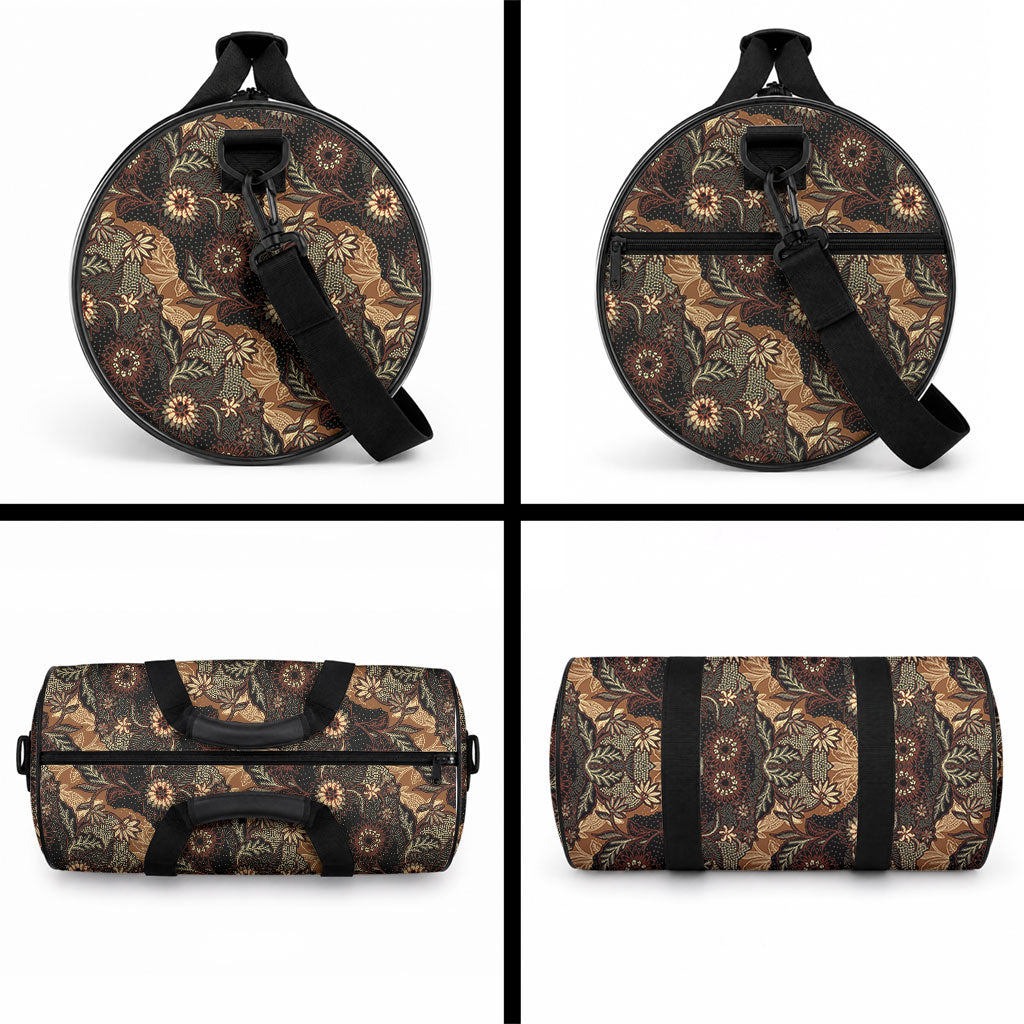 Batik Pedalaman Semen Lereng Style Duffle Bag Indonesian Traditional Pattern