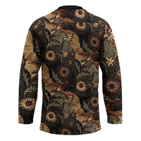 Batik Pedalaman Semen Lereng Style Hockey Jersey Indonesian Traditional Pattern