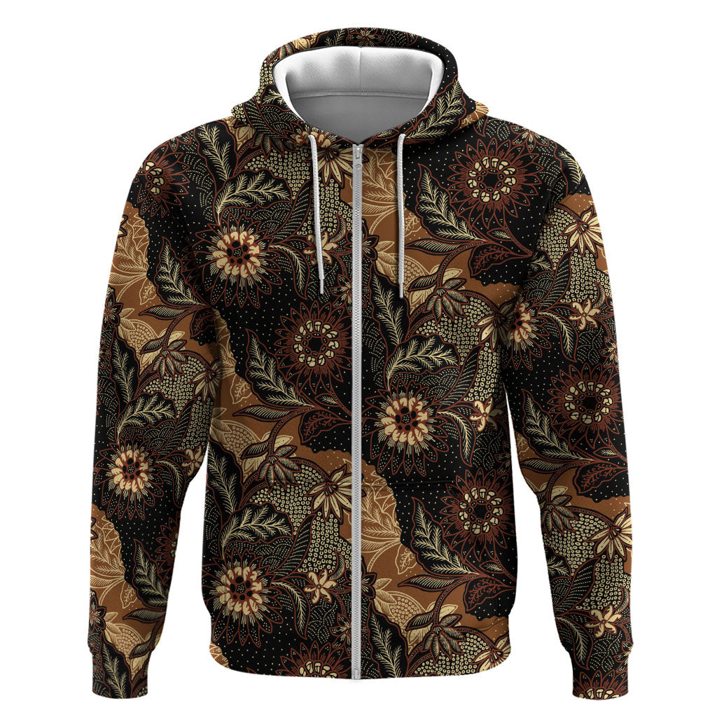 Batik Pedalaman Semen Lereng Style Hoodie Indonesian Traditional Pattern