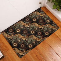 Batik Pedalaman Semen Lereng Style Rubber Doormat Indonesian Traditional Pattern
